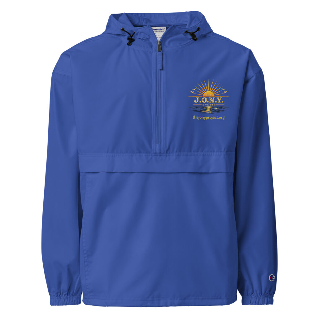 THE J.O.N.Y. Project Champion® Embroidered Packable Anorak