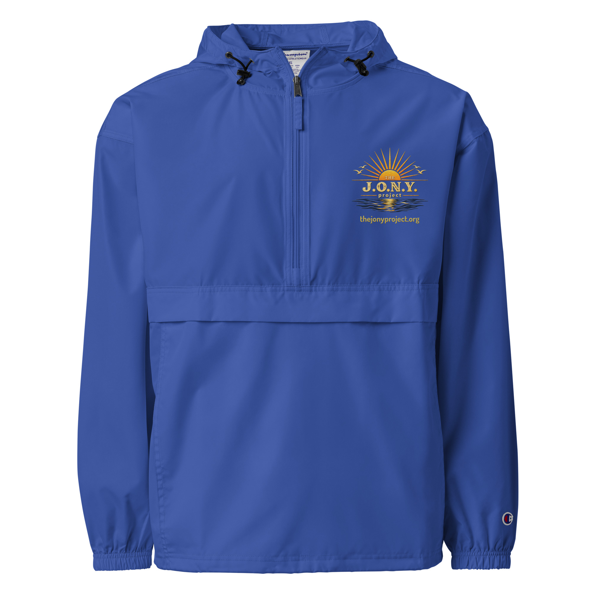 THE J.O.N.Y. Project Champion® Embroidered Packable Anorak