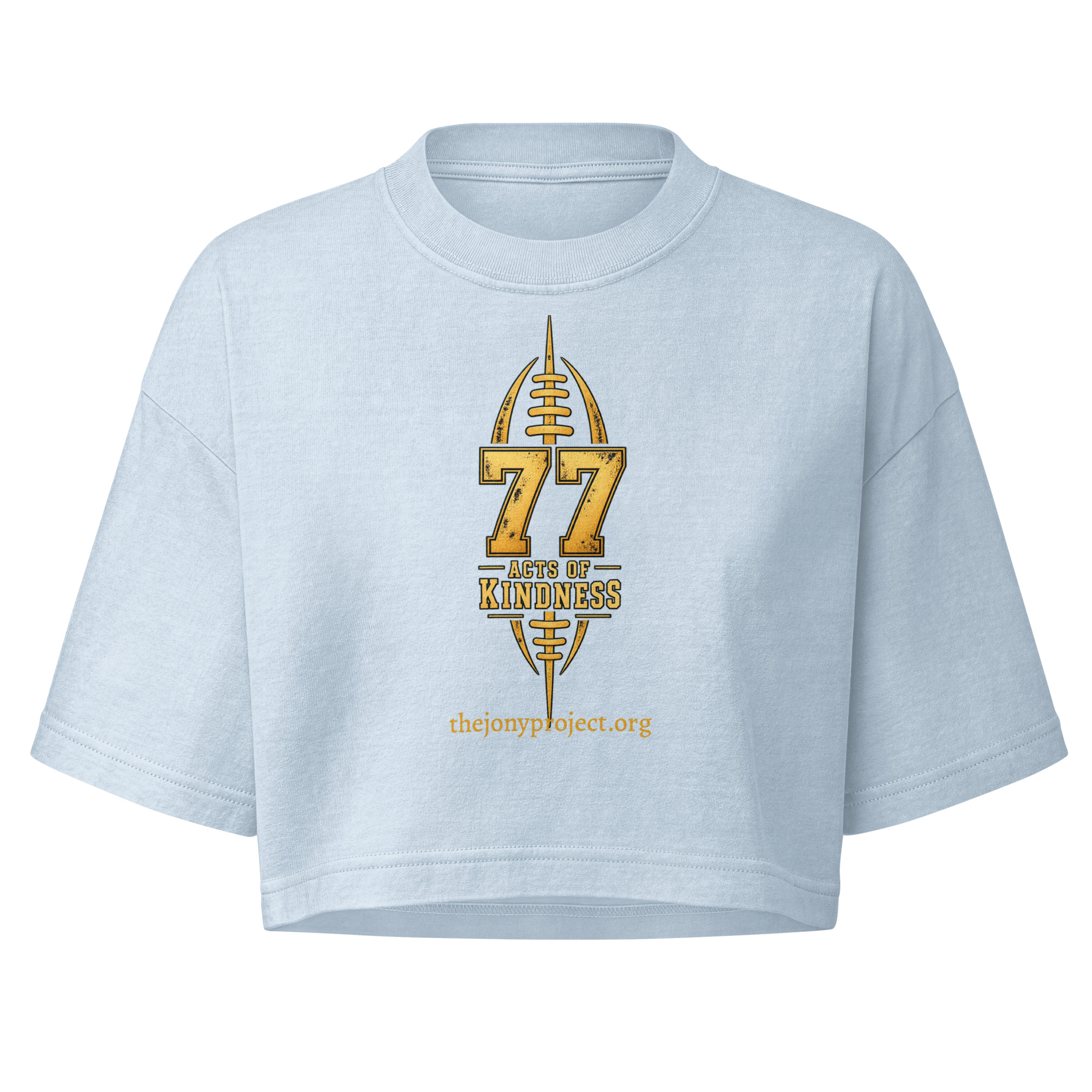 77 Acts of Kindness™ Women’s Garment-Dyed Cropped Tee - Image 2