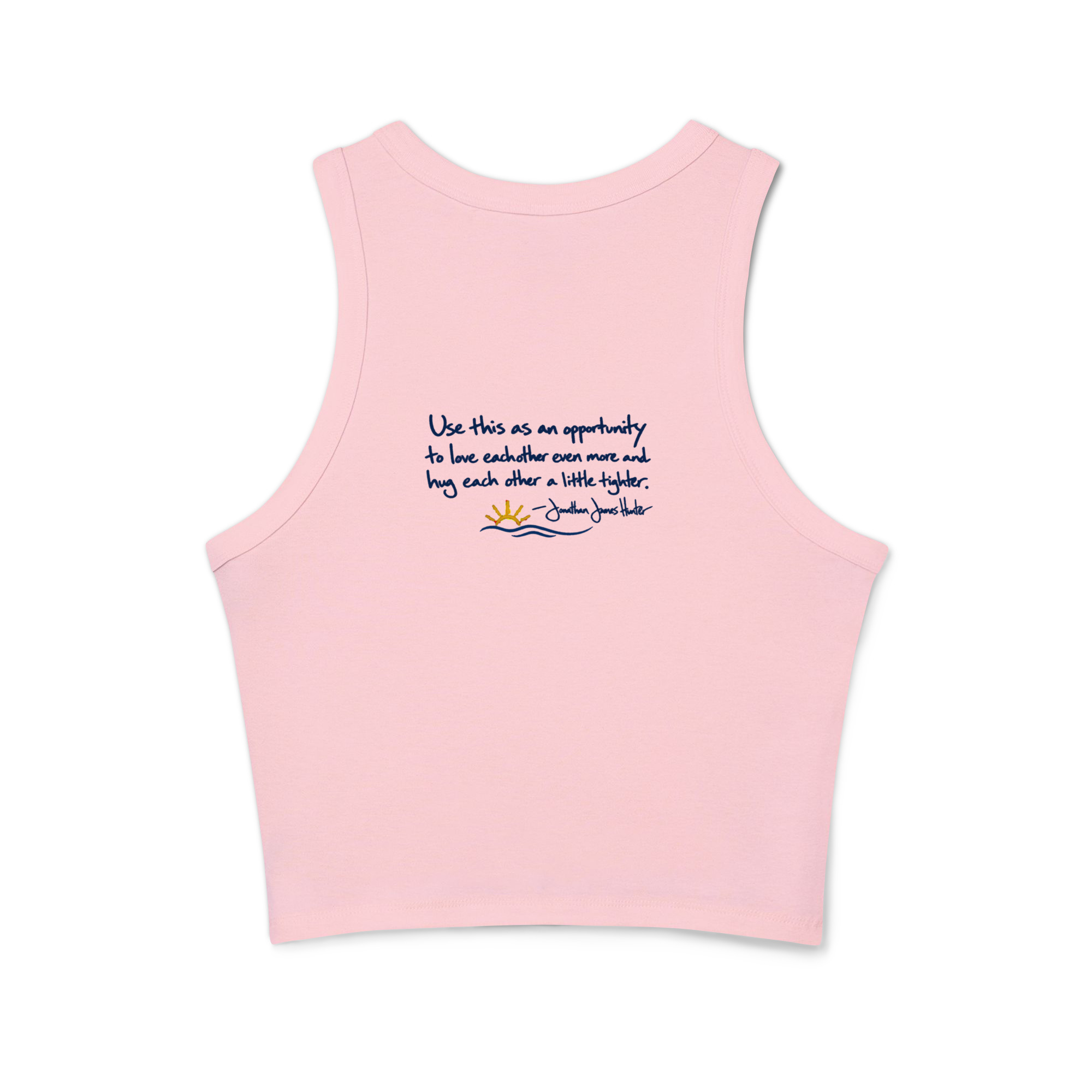 Jony’s Message Racer Tank — Suicide Prevention & Awareness Collection - Image 4