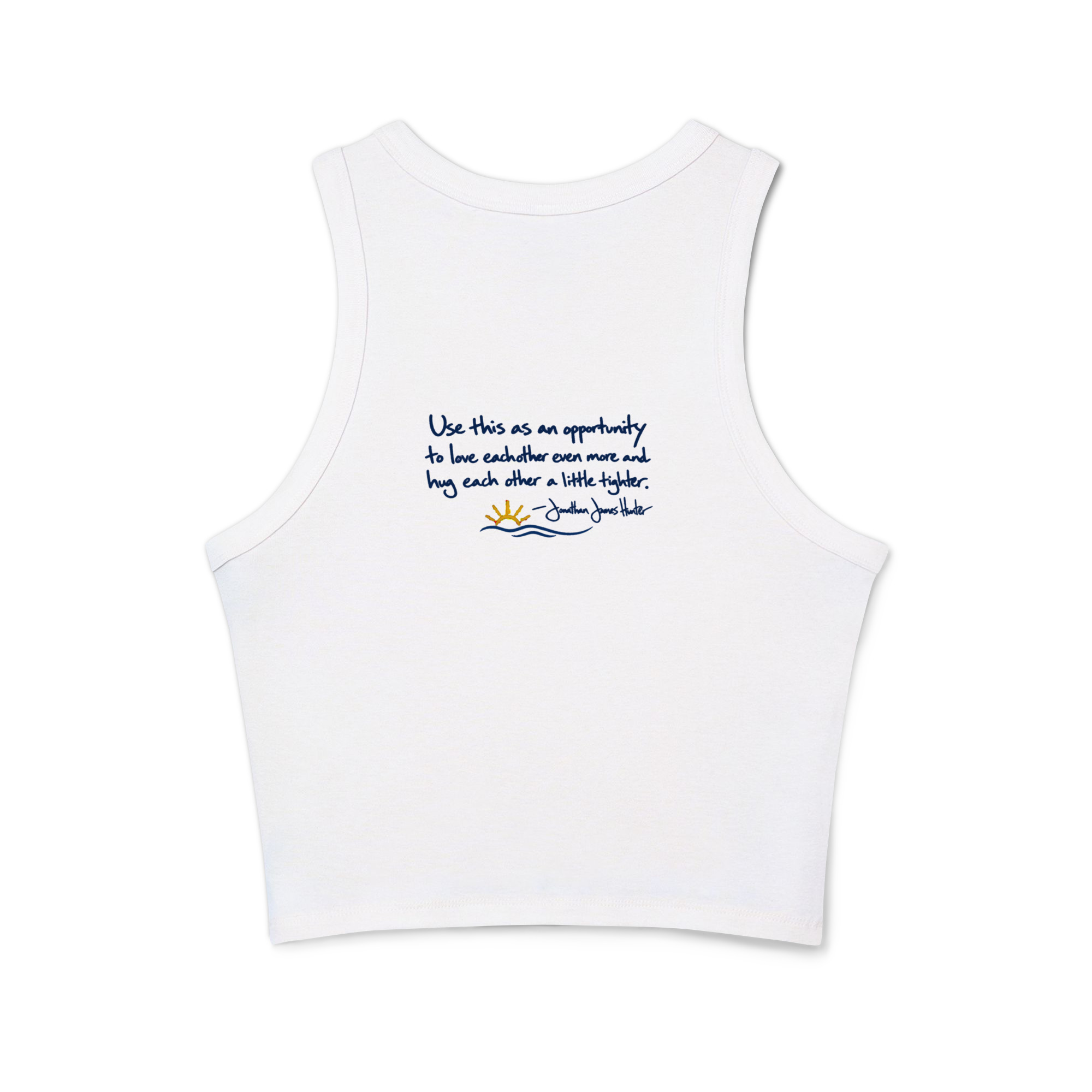 Jony’s Message Racer Tank — Suicide Prevention & Awareness Collection - Image 6